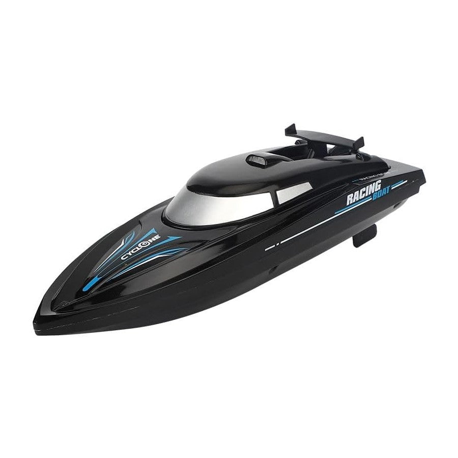 Remote Control Ship Toy Rechargeable RC Boat with Extended Battery Life - Perfect Water Play for Kids - Black Tristar