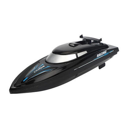 Remote Control Ship Toy Rechargeable RC Boat with Extended Battery Life - Perfect Water Play for Kids - Black Tristar