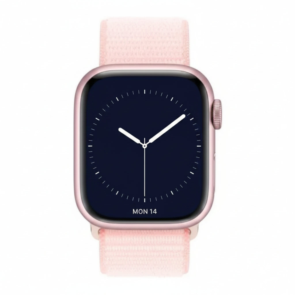 Apple Watch Series 9 41MM GPS + Cellular - Aluminum Case Pink Loop band With 100% Battery - Pristine - Refurbished Apple