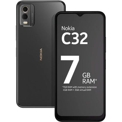 Nokia C32 64GB Charcoal (AU Version)  - Excellent - Refurbished (Copy) Nokia