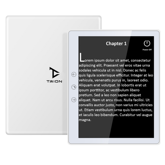 Trion Nex Ebook-Reader - 6" E-Ink Touchscreen, Quad-Core, 32GB Storage, Android 8.1 - White ( Refurbished Grade - A ) Trion