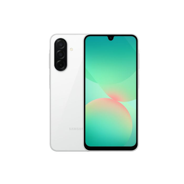 Samsung Galaxy A26 6E/DS – 6GB RAM + 128GB Storage, White (Arabic Support) Samsung
