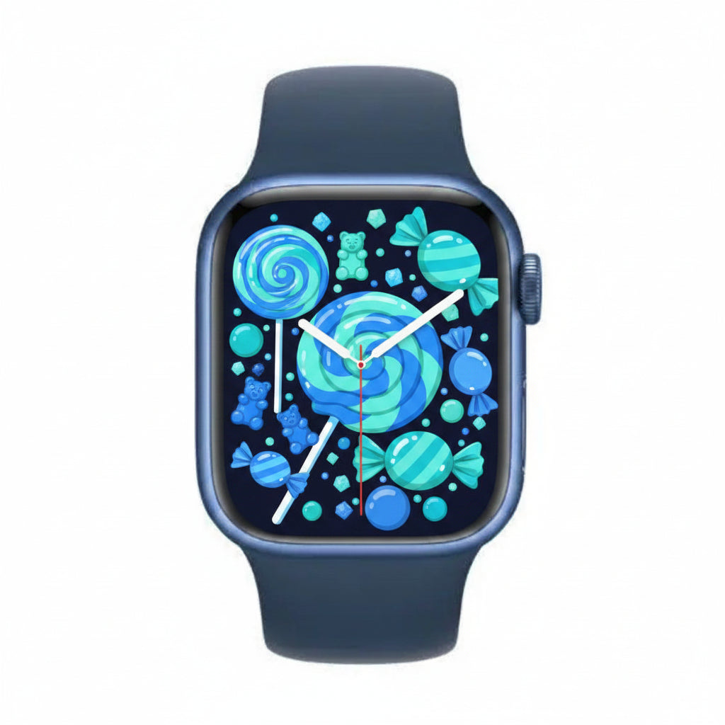 Apple Watch Series 7 45MM GPS + Cellular - Aluminum Case Blue - Sport band Abyss Blue (Copy) APPLE