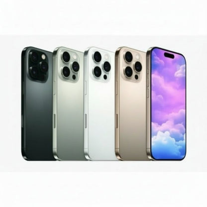 Apple iPhone 16 Pro Max - 256GB / 512GB / 1TB - Black, White, Natural & Desert Titanium - Excellent - Refurbished