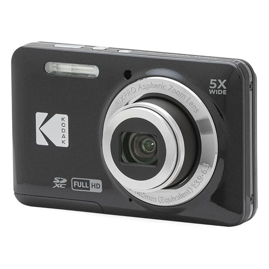 Kodak PIXPRO FZ55 Friendly Zoom Digital Camera - Black - Pink - Red - Silver