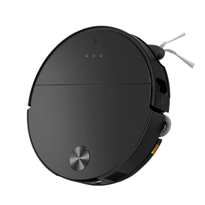 Roborock Saros 10 Robot Vacuum Mop Ultra-Slim 22000Pa Suction Power DuoDivide Anti-Tangle Brush VibraRise 4.0 Mopping System with RockDock Ultra 2.0 - Black Roborock