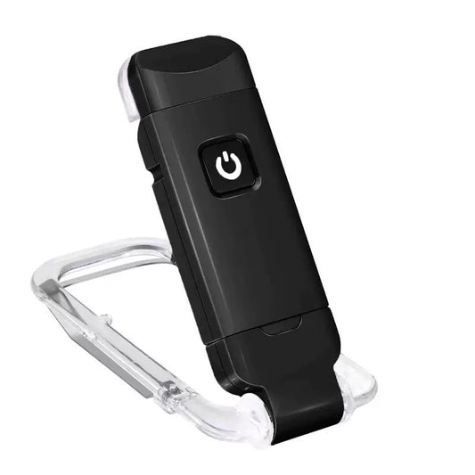 2 Pcs Black USB Rechargeable Clip-on LED Book Light - 3 Color Modes & Dimmable Brightness for Eye-Caring Reading Tristar Online