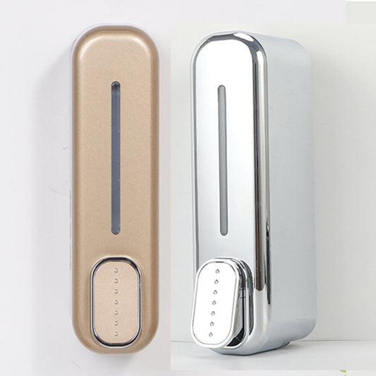 2 Pcs (Gold + Silver) Modern Wall-Mounted Press Soap Dispenser - 300ml Refillable Pump for Bathroom & Kitchen Tristar Online
