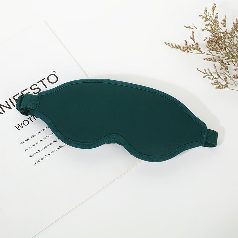 2 Pcs Green 3D Contoured Eye Mask - Total Blackout, Pressure-Free Memory Foam, Skin-Friendly & Breathable for Deep Rest Tristar Online