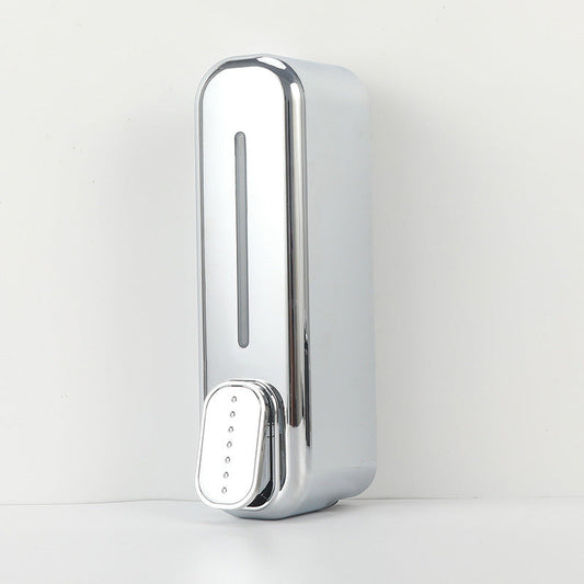 2 Pcs Silver Modern Wall-Mounted Press Soap Dispenser - 300ml Refillable Pump for Bathroom & Kitchen Tristar Online