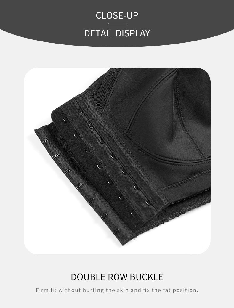 2 Pcs Size 5XL Women's Wireless Large-Cup Lace Bra with Front Clasp - Comfortable, Breathable, Black Tristar Online