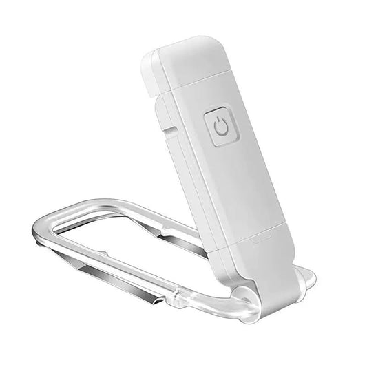 2 Pcs White USB Rechargeable Clip-on LED Book Light - 3 Color Modes & Dimmable Brightness for Eye-Caring Reading Tristar Online