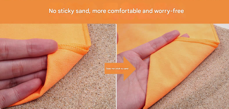 2-Piece Light Blue Quick-Dry Microfiber Sports Towel with Travel Case - Compact & Absorbent for Gym, Swimming & Camping Tristar Online
