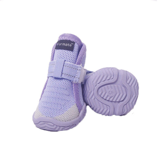 2# Purple Breathable Woven Dog Shoes for Small to Medium Dogs - Non-Slip, Durable, Anti-Dirty Paw Protectors Tristar Online