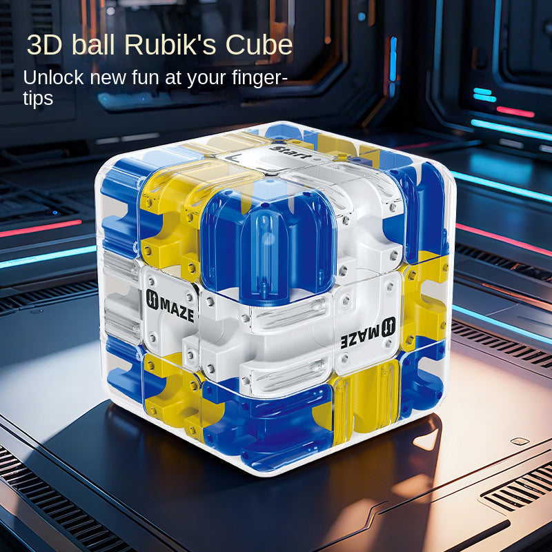 3D Maze Magic Cube Fidgeting Logical Thinking Anti Stress Puzzle Cube Tristar Online