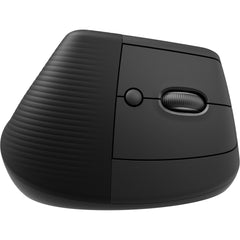 Logitech Lift Vertical Ergonomic Mouse, Wireless, Bluetooth or Logi Bolt USB receiver, Quiet clicks, 4 buttons, compatible with Windows/MacOS/iPadOS, Laptop, PC - Graphite Logitech