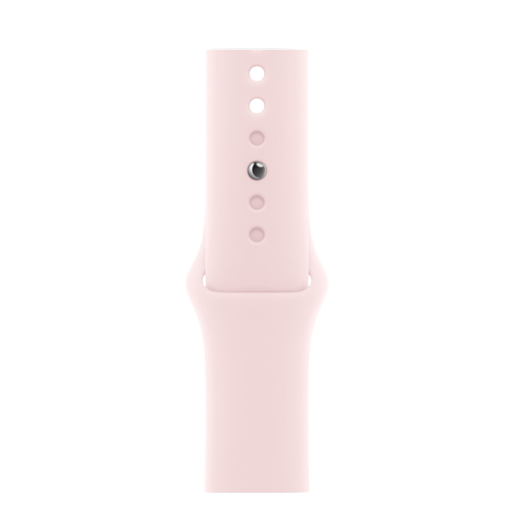 Apple Watch Series 9 41mm GPS + Cellular Pink Aluminium Case with Light Pink Sport Band Pristine - Refurbished Apple