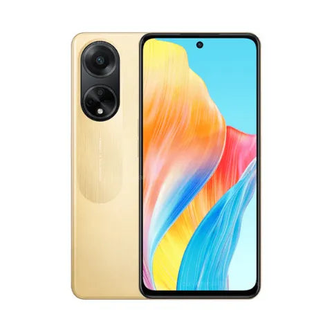 OPPO A98 (Dual Sim, 8GB/256GB, 6.59 inches) - Bold Gold Smartphone (AU Version) - Pristine Refurbished