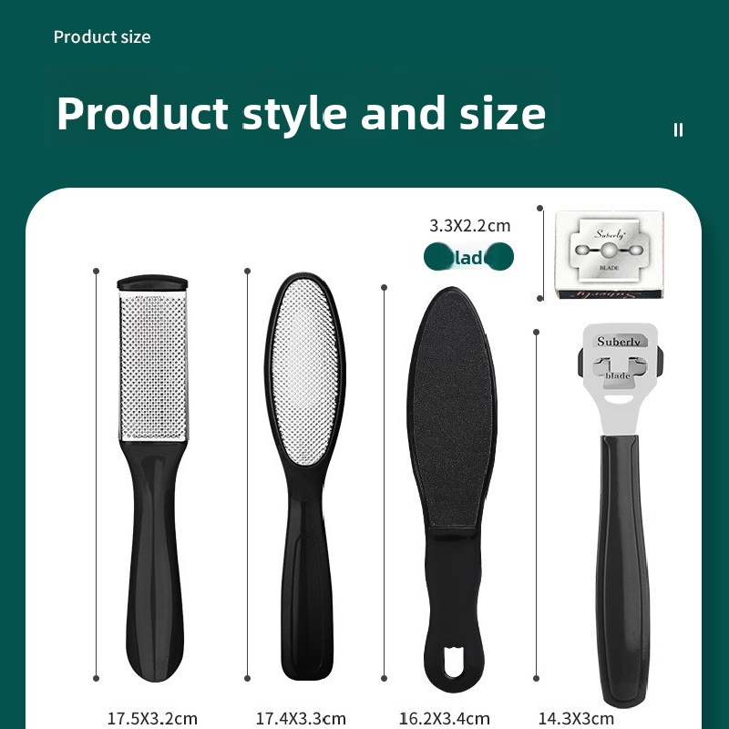 27 Piece Professional Pedicure Foot Care Kit Stainless Steel Callus Remover Heel Rasp and Manicure Set for Dead Skin Removal Home Salon Tools Tristar Online
