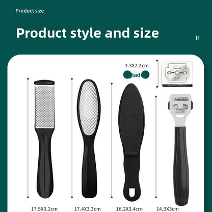 27 Piece Professional Pedicure Foot Care Kit Stainless Steel Callus Remover Heel Rasp and Manicure Set for Dead Skin Removal Home Salon Tools Tristar Online