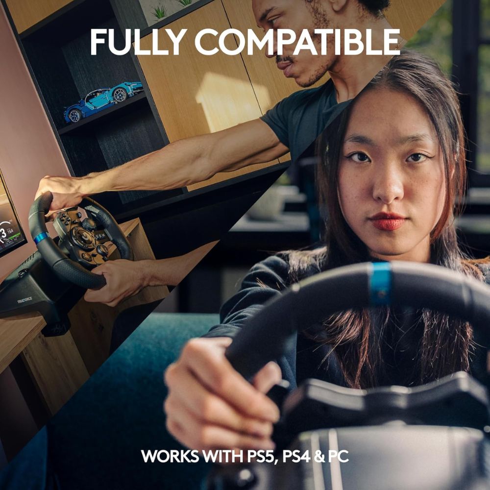 Logitech G923 Racing Wheel for PS5, PS4 & PC (941-000161) Logitech