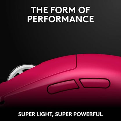 Logitech G PRO X Superlight 2 Wireless Gaming Mouse - Magenta