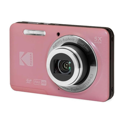 Kodak PIXPRO FZ55 Friendly Zoom Digital Camera - Black - Pink - Red - Silver
