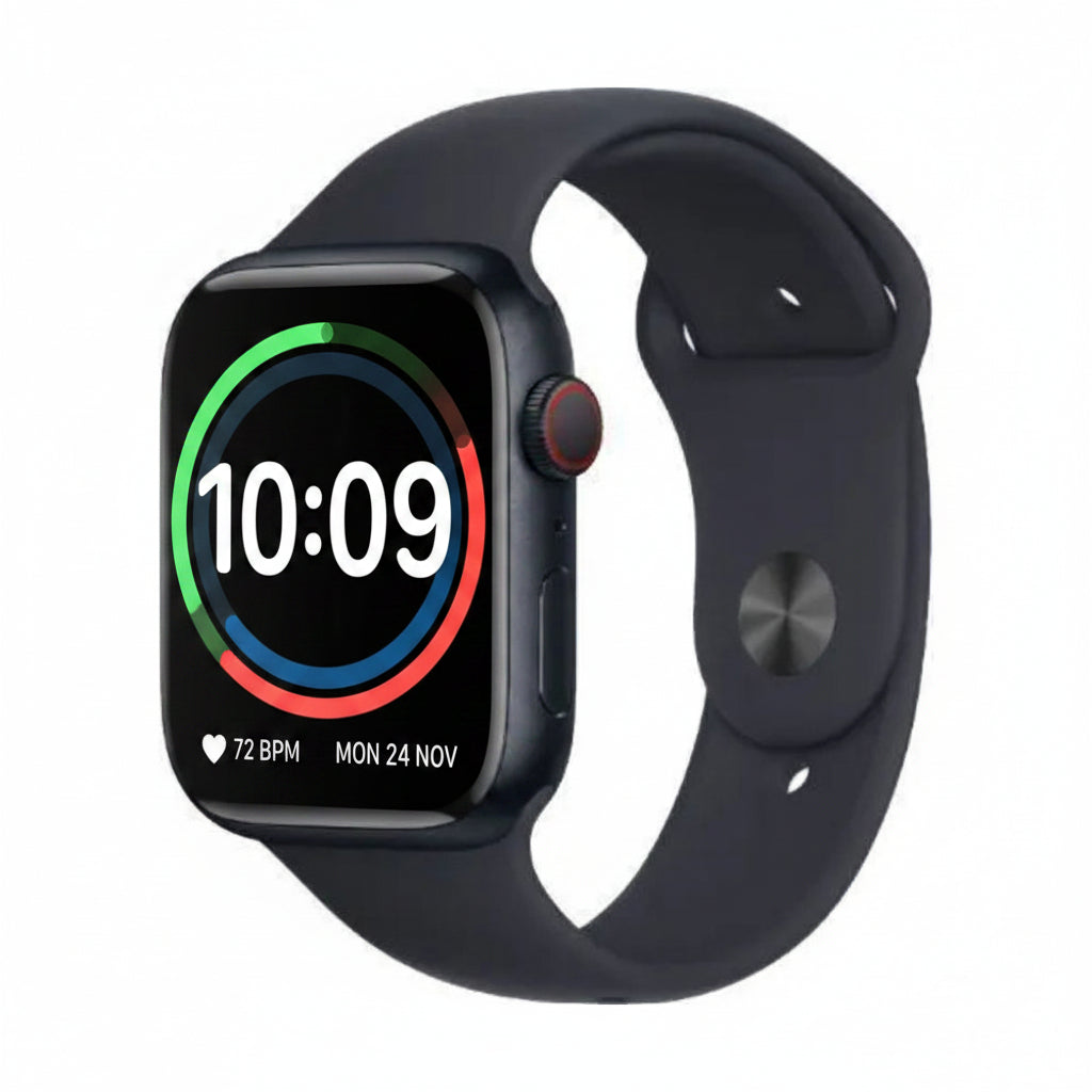 Apple Watch Series 9 45MM GPS + Cellular - Aluminum Case Midnight Sport band Apple