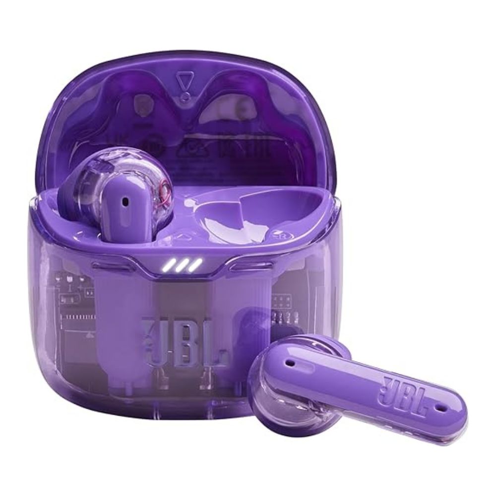 JBL Tune Flex Ghost Edition Wireless Earbuds Black, Purple, White