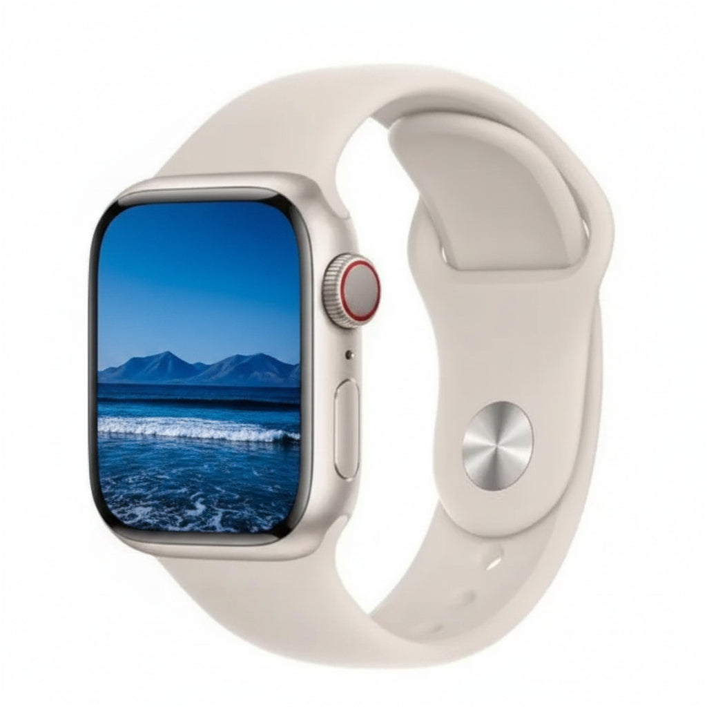 Apple Watch シリーズ7 45m Starlight GPS Apple Watch Series 7 (GPS + Cellular, 45mm) - Starlight Aluminium