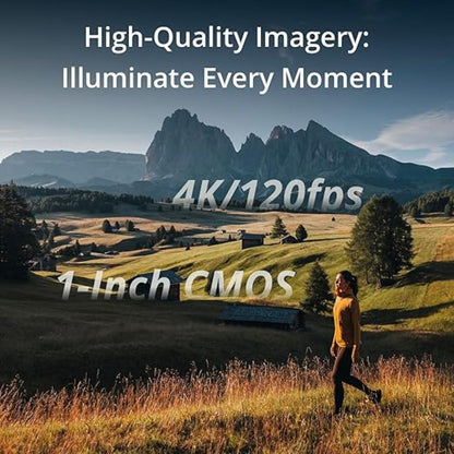 DJI Osmo Pocket 3 Digital Camera - 4K 120fps, Gimbal Stabilized DJI