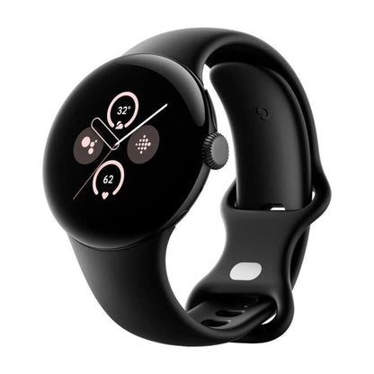 Google Pixel Watch 2 LTE - Obsidian, Champagne/ Gold/ Polished Silver (Copy) Google