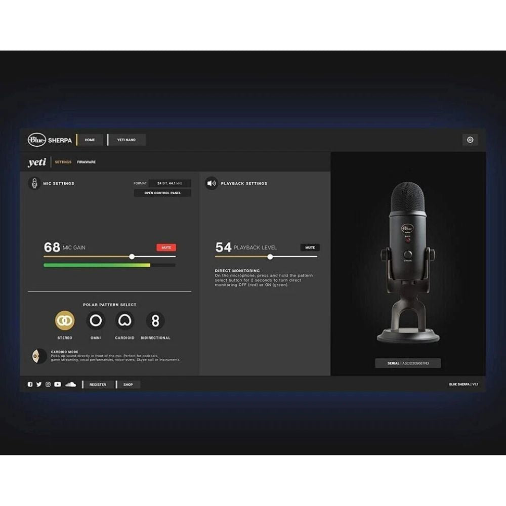 Logitech Blue Yeticaster – Complete Blue Yeti Mic Kit for Streaming & Recording, Black
