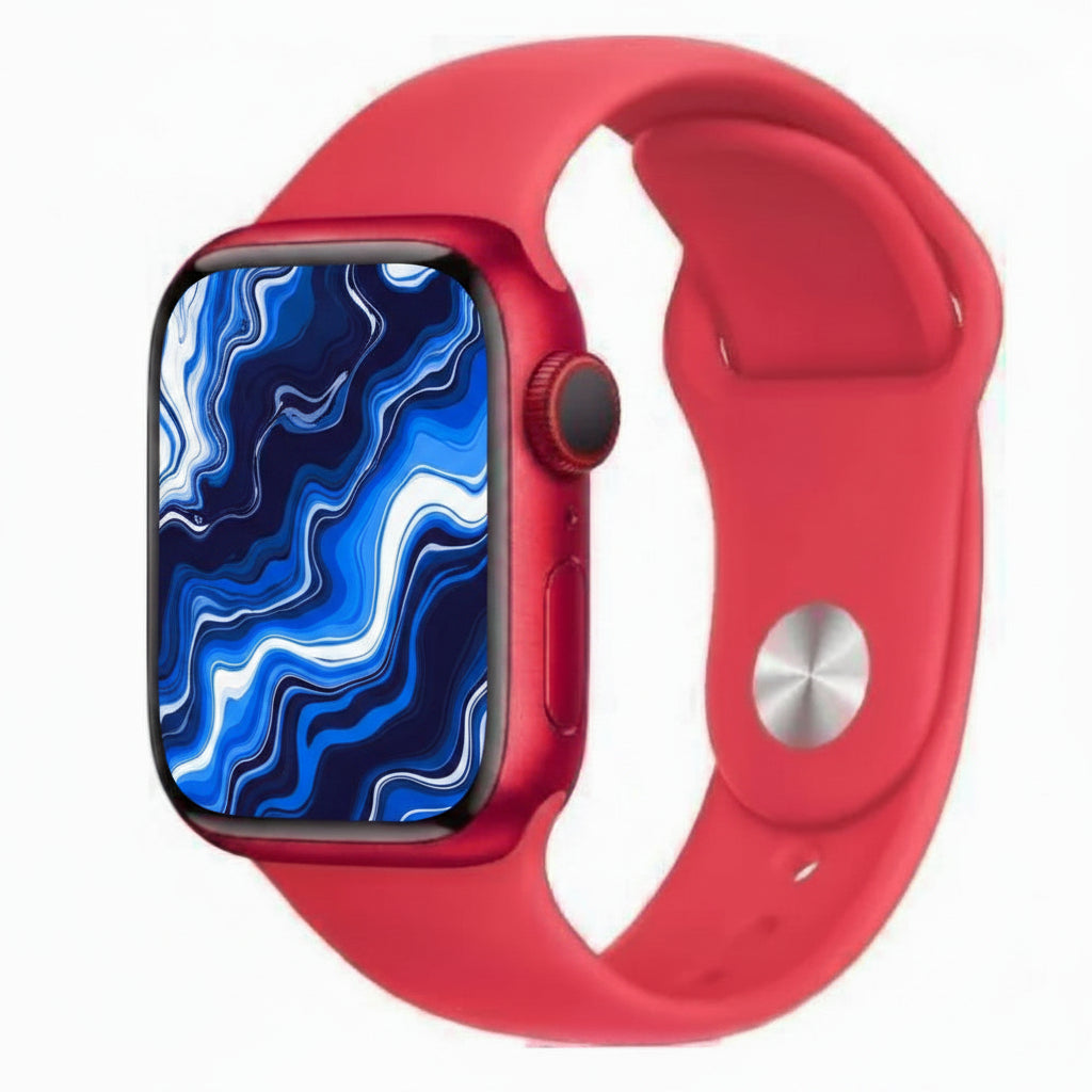 Apple Watch S9 45mm Red Aluminium | Red Sport Band M/L | GPS + Cellular (Copy) Apple