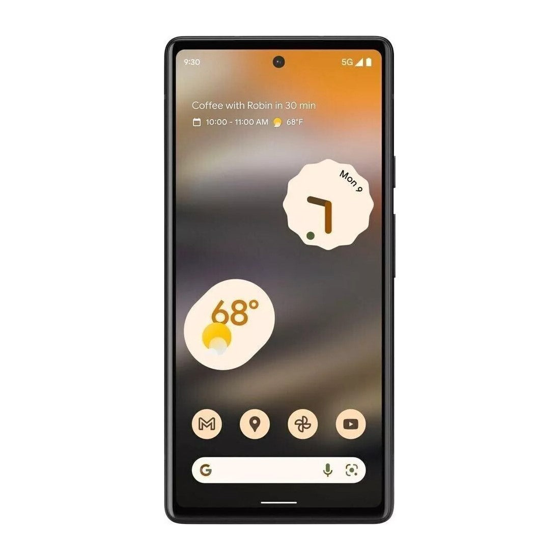 Google Pixel 6a 5G Smartphone (6gb/128gb) - Charcoal Black (AU Version) Google