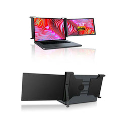 Trion 13.3" Laptop Monitor Extender 1080P IPS FHD Portable Laptop Dual Screen Extender - Black