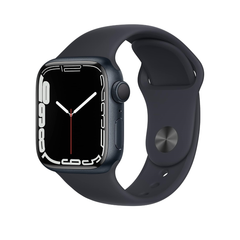 Apple Watch S7 GPS 41mm Aluminium Case with Midnight Sport Band (Refurbished Grade A)