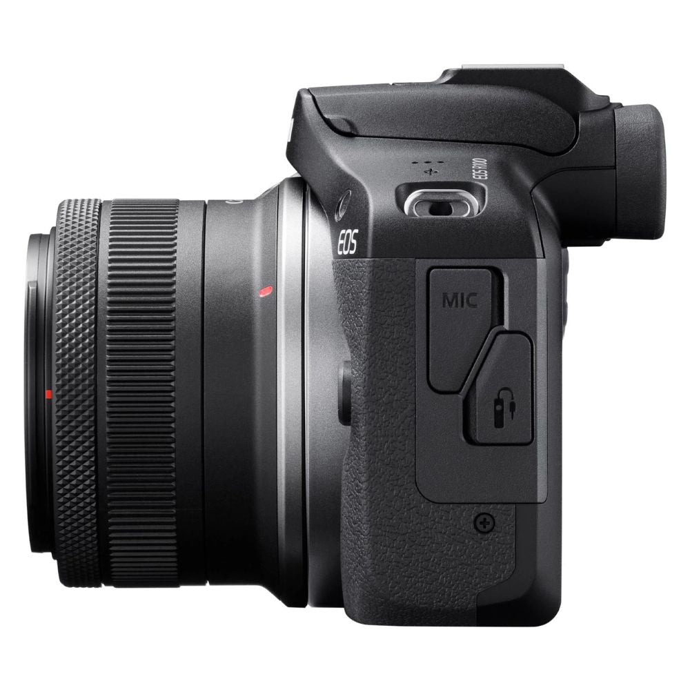 Canon EOS R100 Twin Lens Kit - RF-S 18-45mm & 55-210mm Mirrorless Camera Canon