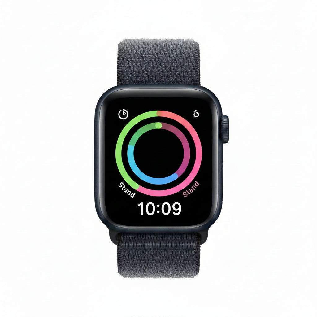 Apple Watch SE 2022 40mm GPS + Cellular Midnight Aluminium with Sport Loop Band With 100% Battery - Pristine - Refurbished Apple