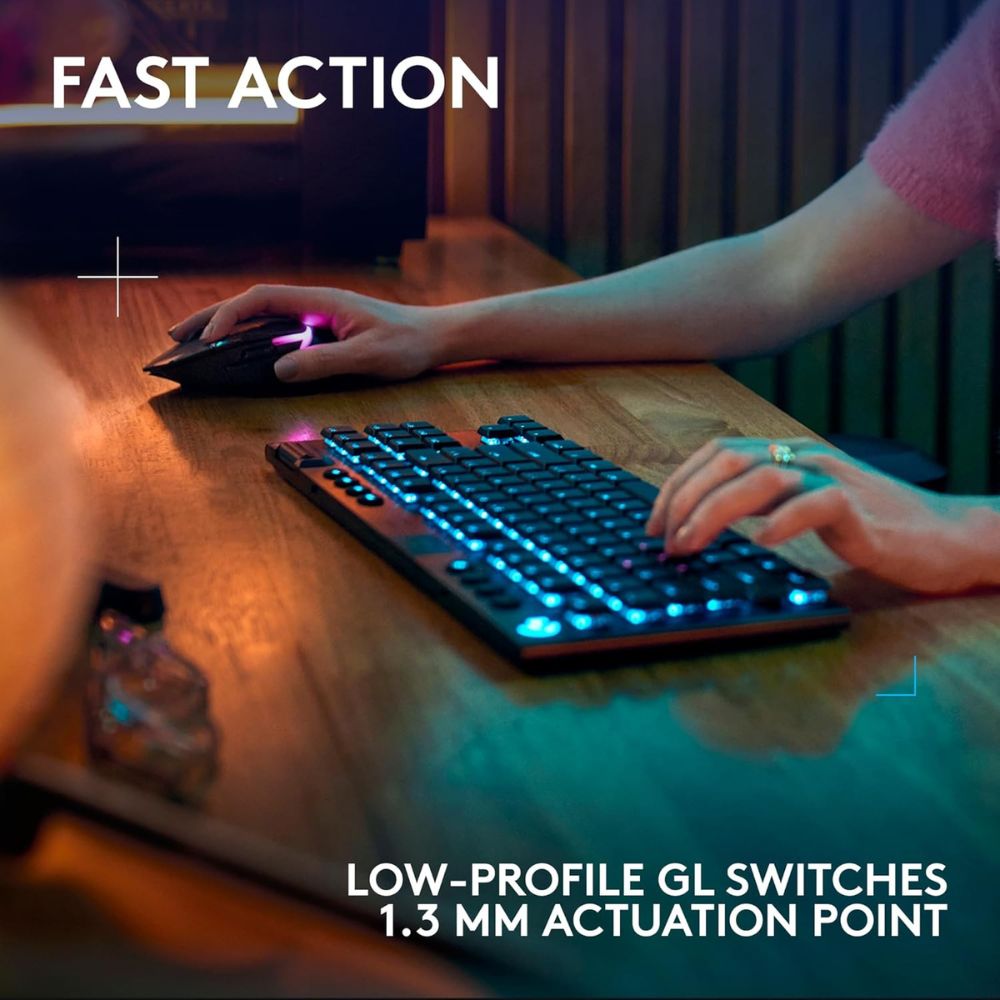 Logitech G915 X Lightspeed Wireless Gaming Keyboard Black