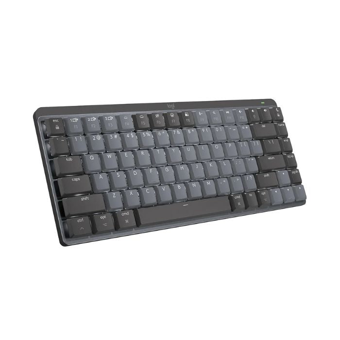 Logitech MX Mechanical Mini - Wireless Keyboard for Mac in - Pale Grey/Space Grey. Logitech