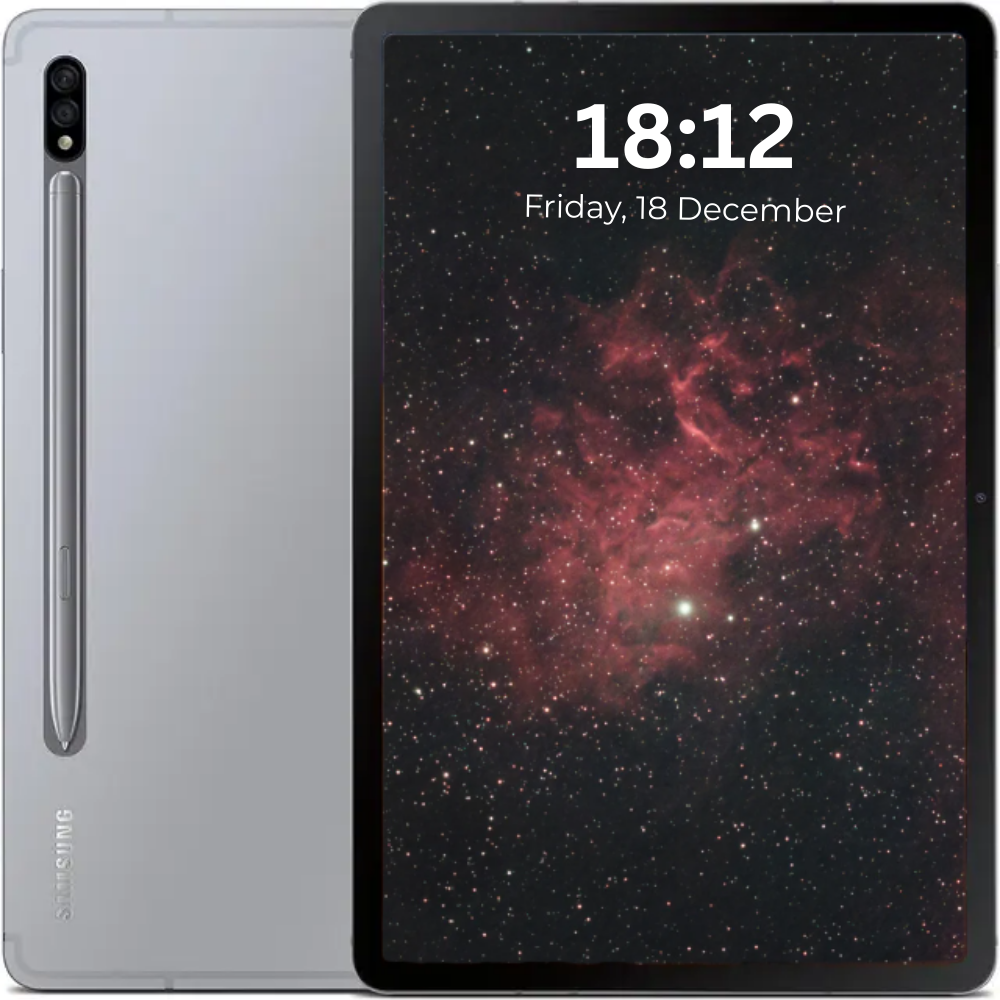 Samsung Galaxy Tab S7 11-Inch Tablet – 128GB Wi-Fi – Silver - S Pen Included, Android Tablet, Dolby Atmos Sound - Pristine Refurbished Samsung