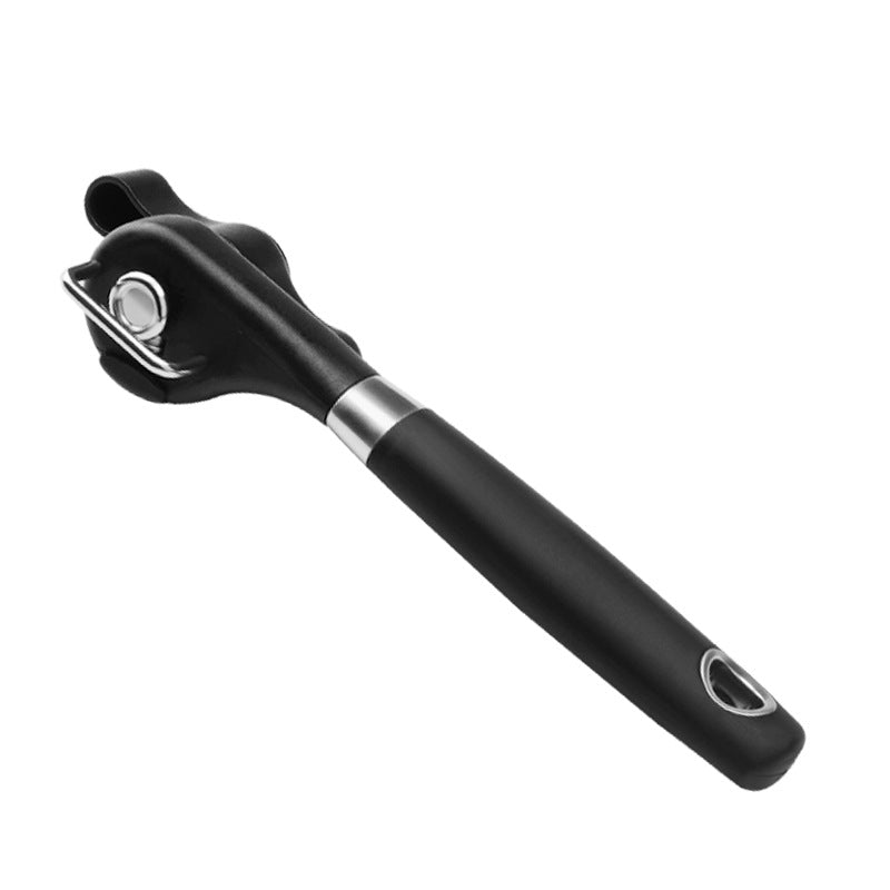 2pc Multifunctional Safe-Cut Can Opener - Smooth Edge, Ergonomic Handle(black) Tristar Online