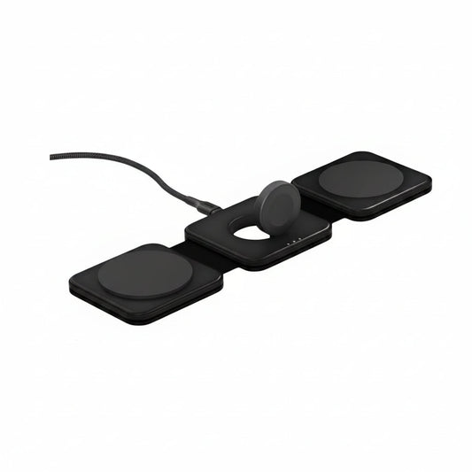 Sensory Ignition Fem Flux 3-in-1 Wireless Charger - Black - Fast Charging Station Sensory Ignition