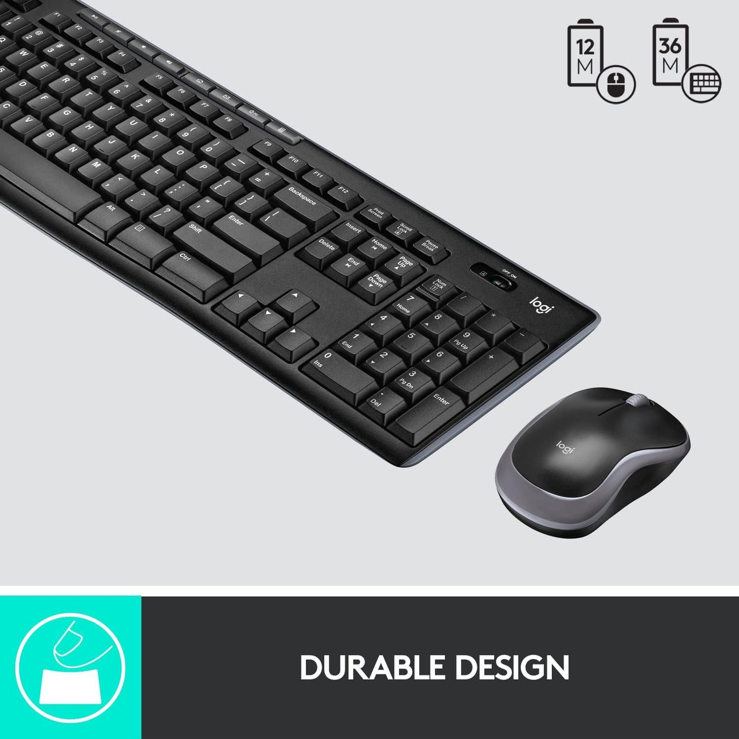 Logitech MK270 Wireless Keyboard and Mouse Combo Logitech