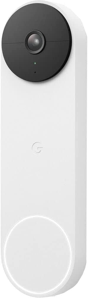 Google Nest Doorbell (Battery) - Wireless Smart Video Doorbell with Motion Detection & HD Video Google