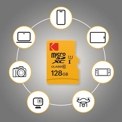 Kodak V10 Series Micro SDXC with adaptor 128GB Kodak