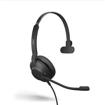 Jabra Evolve2 30 MS Mono – USB-C Headset for Work & Remote Meetings