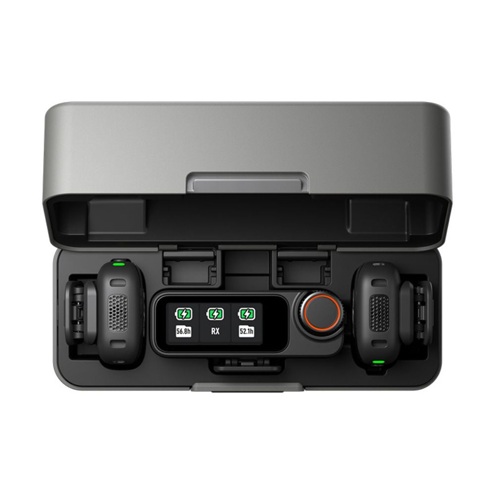 DJI Mic 3 Wireless Microphone Kit 2 Transmitters + 1 Receiver + Charging Case - Black DJI