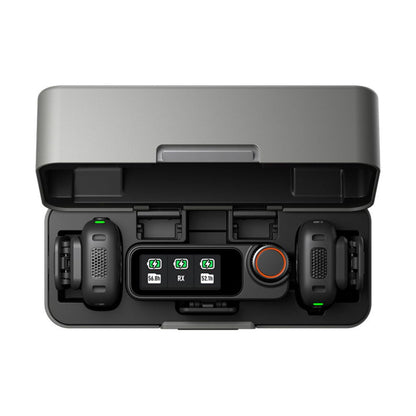 DJI Mic 3 Wireless Microphone Kit 2 Transmitters + 1 Receiver + Charging Case - Black DJI